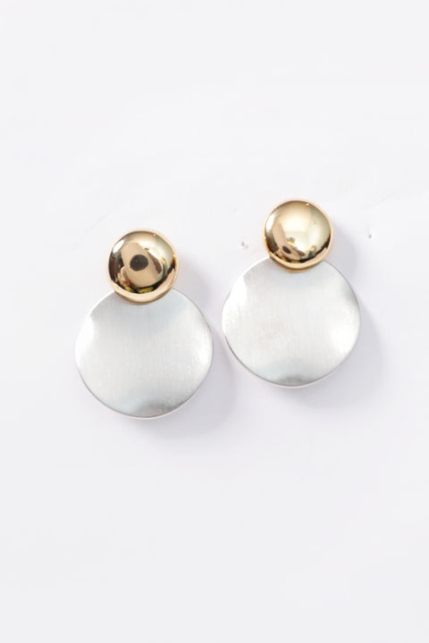 DISC DROP EARRINGS