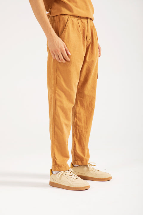 BAGGY FIT LINEN TROUSER