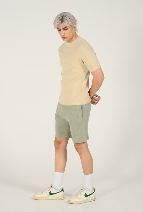 TEXTURED MODAL TEE