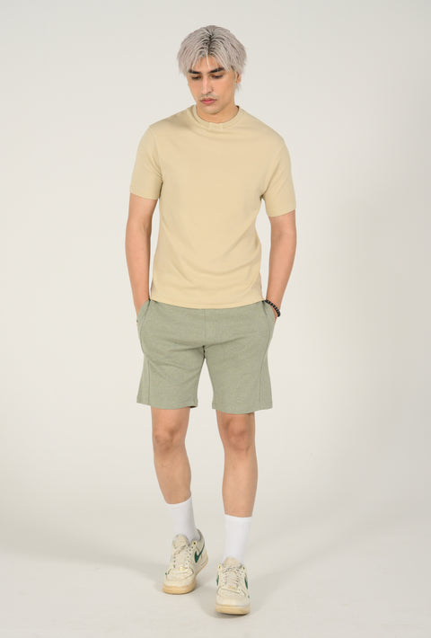 TEXTURED MODAL TEE