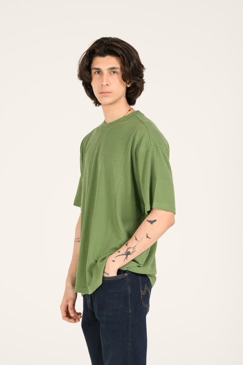 BAGGY FIT TEXTURED MODAL TEE