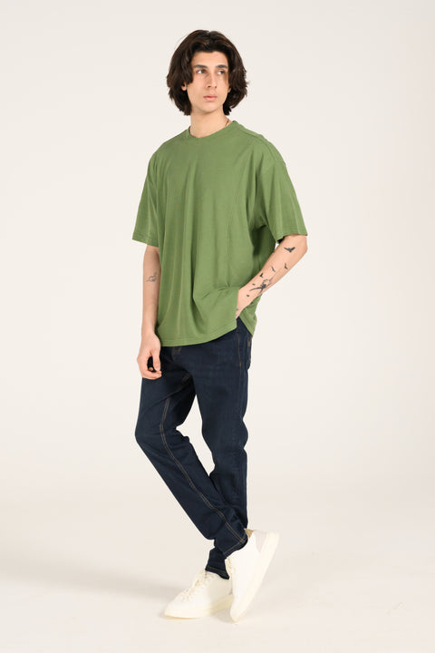 BAGGY FIT TEXTURED MODAL TEE