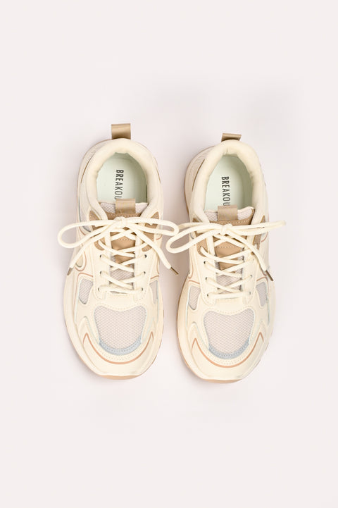 CONTRAST CHUNKY TRAINERS