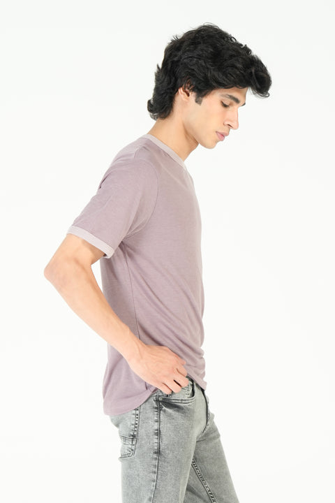 CONTRAST RIB SUPER SOFT TEE