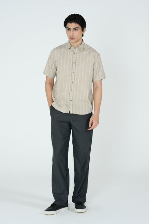 RELAXED FIT JACQUARD SHIRT