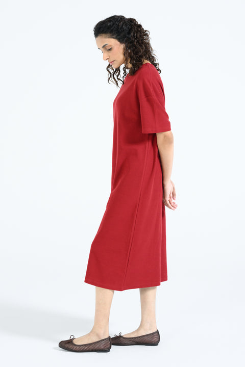 TEXTURED KNIT DRESS