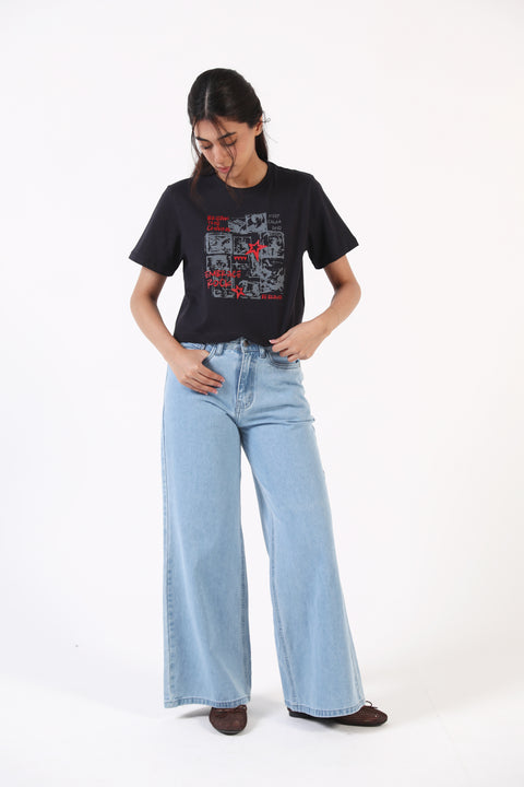GRAPHIC CROPPED TEE