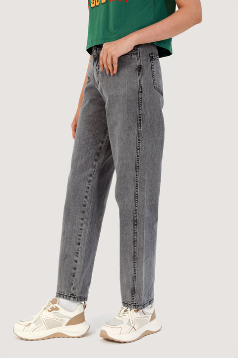 BARREL FIT DENIM