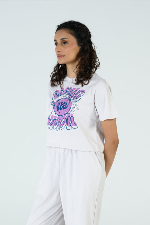GRAPHIC CROPPED TEE