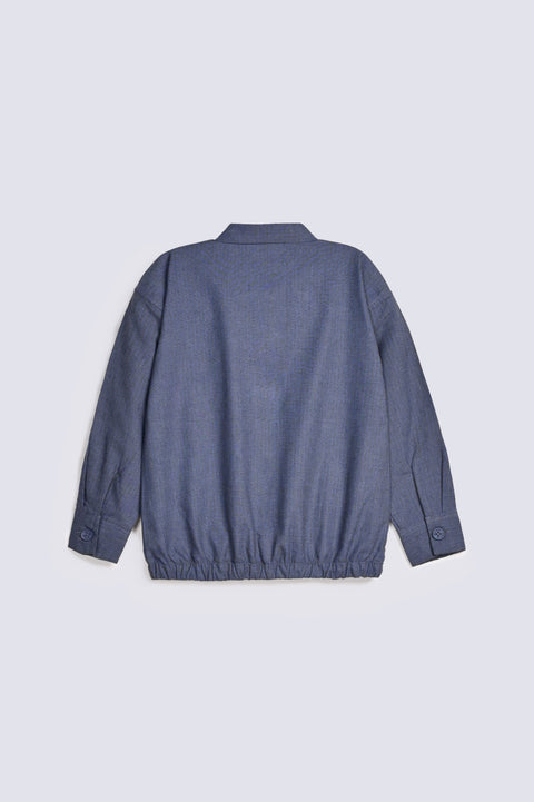 BOYS ELASTIC HEM FULL SLEEVE SHIRT