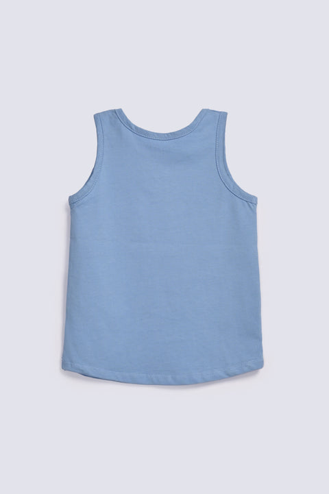 GIRLS EMBELLISHED STUDDED TANK TOP