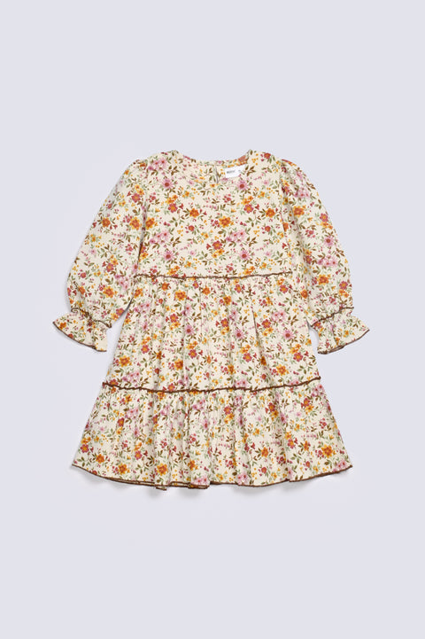 GIRLS PRINTED CUT & SEW DRESS