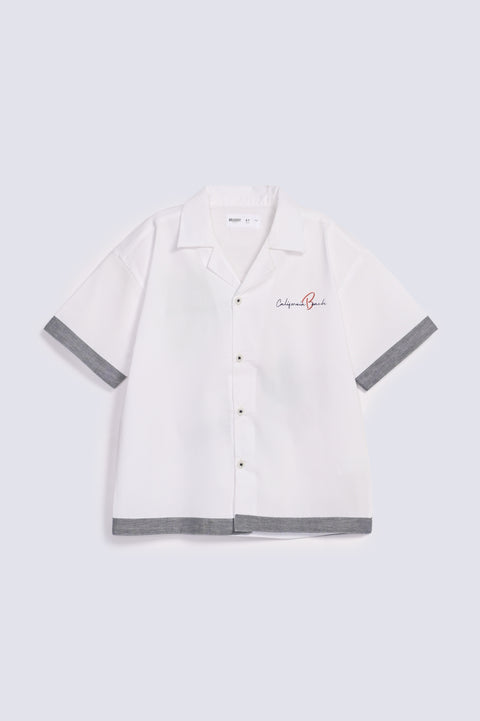 BOYS CONTRAST TRIM SHIRT