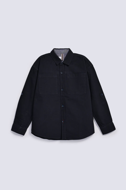 BOYS DOUBLE POCKET OXFORD SHIRT