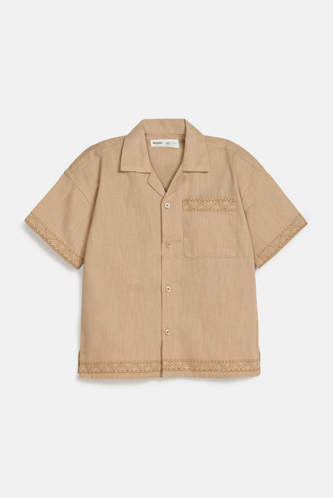 BOYS LINEN BLEND SHIRT