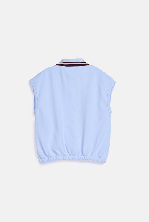 GIRLS SPECIAL KNIT BUTTON DOWN POLO